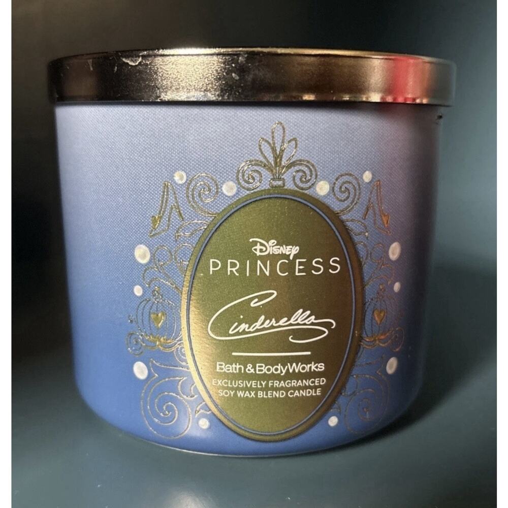 Bath & Body Works Disney Princess CINDERELLA 3-Wick Candle 14.5 oz
